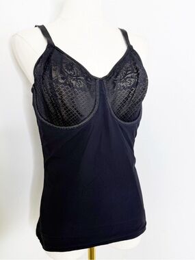 Wacoal Minimizer Camisole 40C Firm Control Shapewear Black
